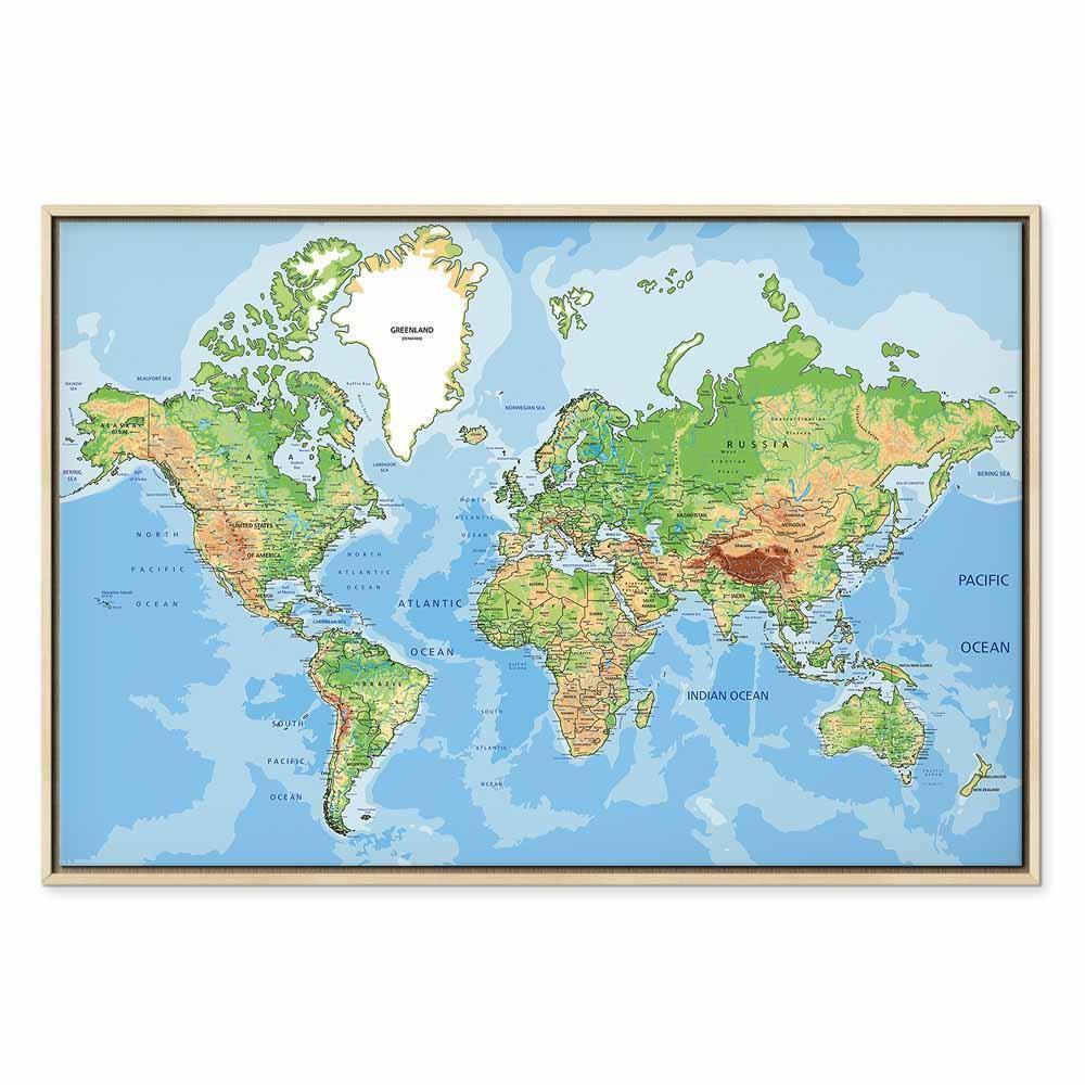 Tavla - Explore the World!-Tavlor-Artgeist-peaceofhome.se