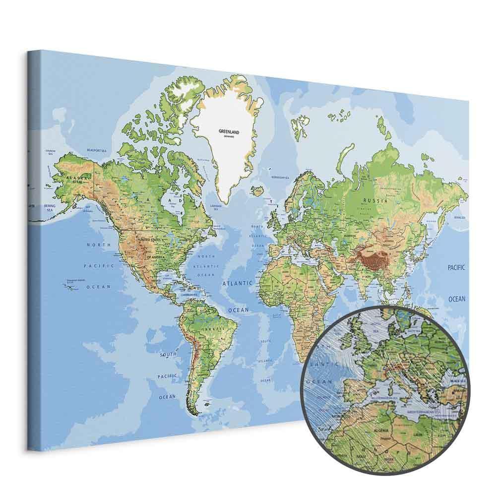 Tavla - Explore the World!-Tavlor-Artgeist-peaceofhome.se