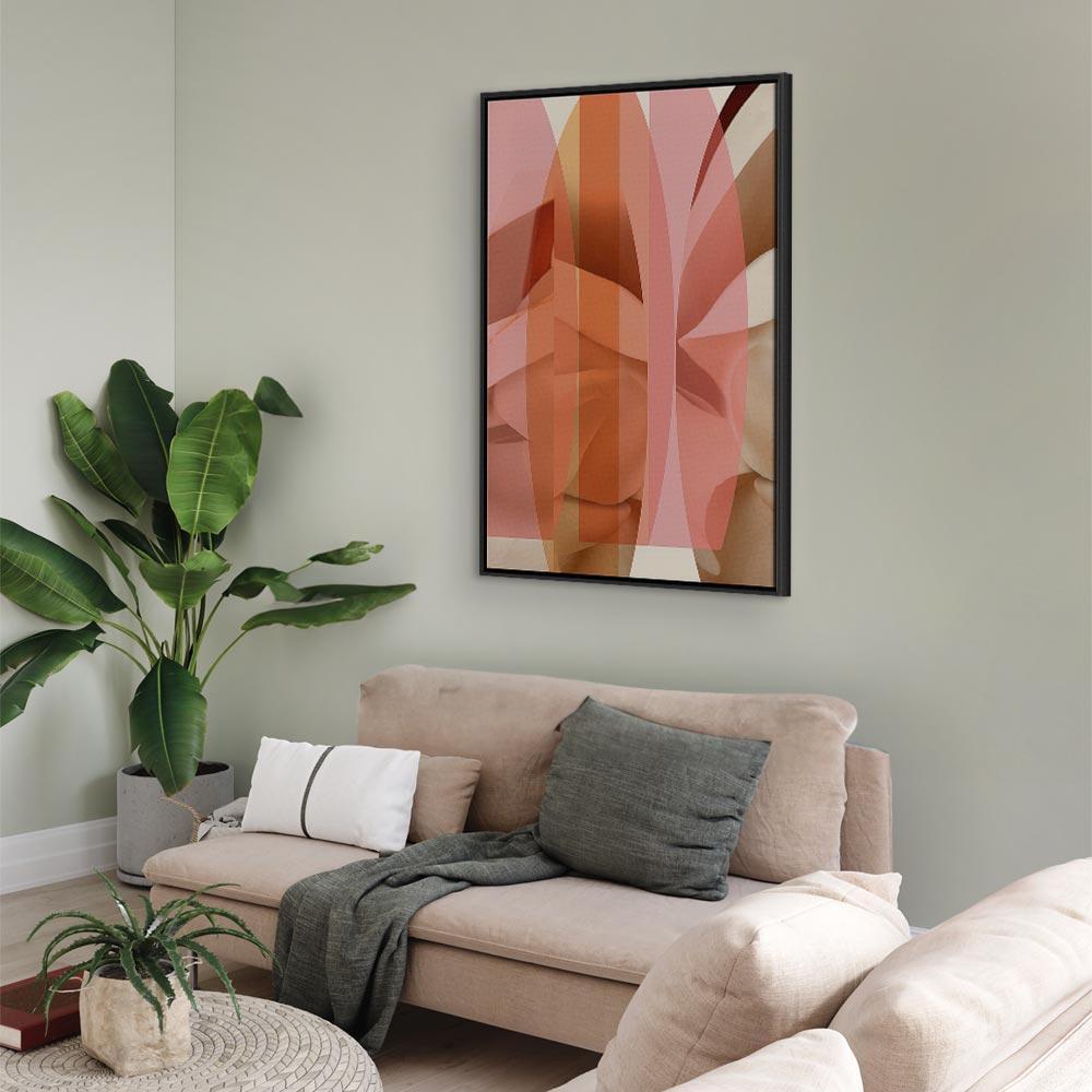 Tavla - Floral Kaleidoscope (1 Part) Vertical-Tavlor-Artgeist-peaceofhome.se