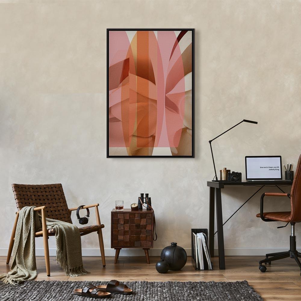 Tavla - Floral Kaleidoscope (1 Part) Vertical-Tavlor-Artgeist-peaceofhome.se