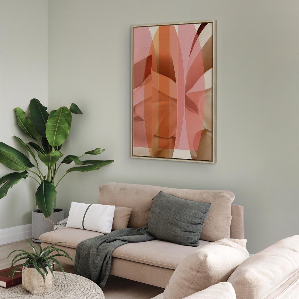 Tavla - Floral Kaleidoscope (1 Part) Vertical-Tavlor-Artgeist-peaceofhome.se