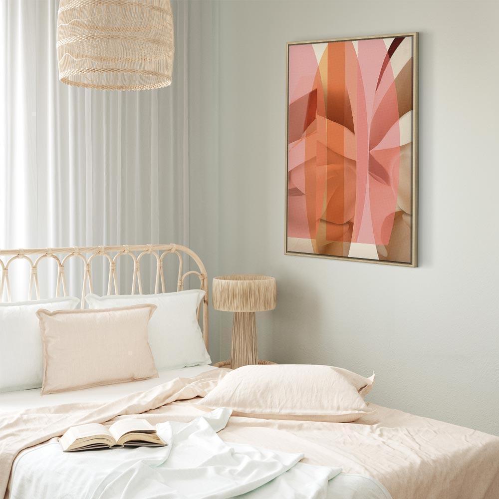 Tavla - Floral Kaleidoscope (1 Part) Vertical-Tavlor-Artgeist-peaceofhome.se