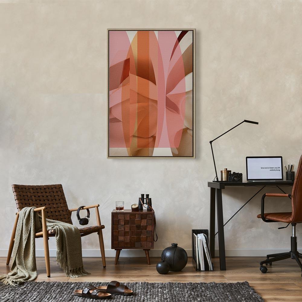 Tavla - Floral Kaleidoscope (1 Part) Vertical-Tavlor-Artgeist-peaceofhome.se