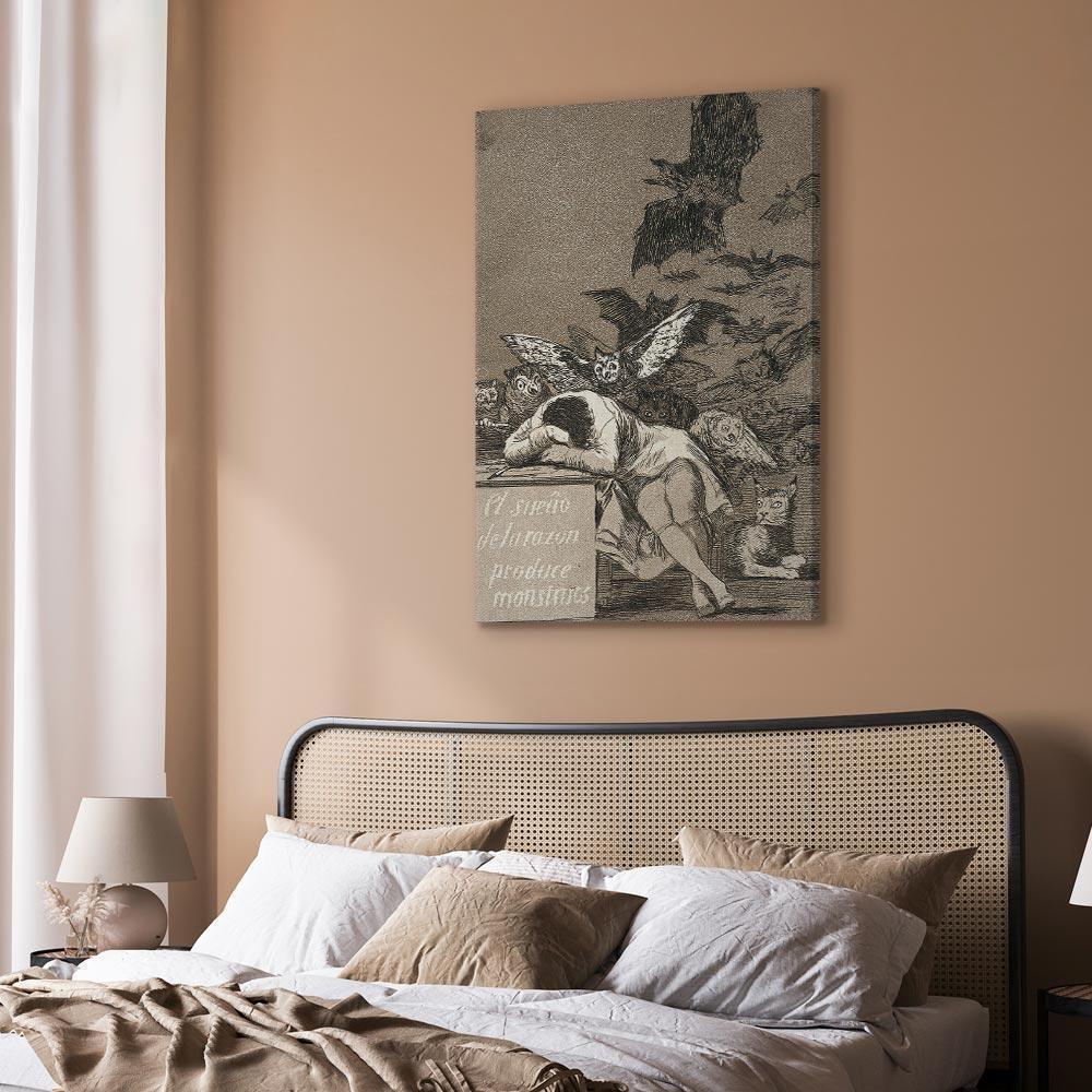 Tavla - Francisco Goya – The Sleep of Reason Produces Monsters-Tavlor-Artgeist-peaceofhome.se