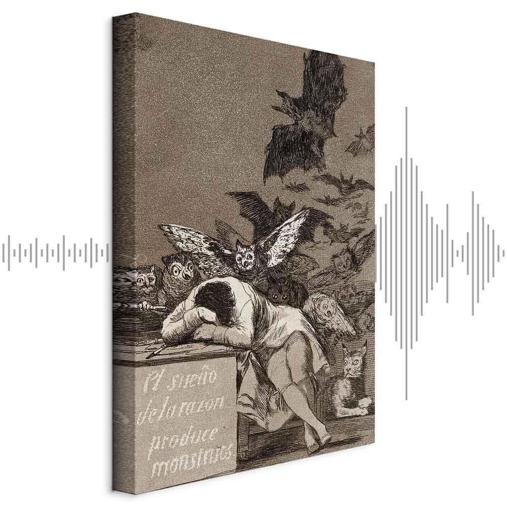Tavla - Francisco Goya – The Sleep of Reason Produces Monsters-Tavlor-Artgeist-peaceofhome.se