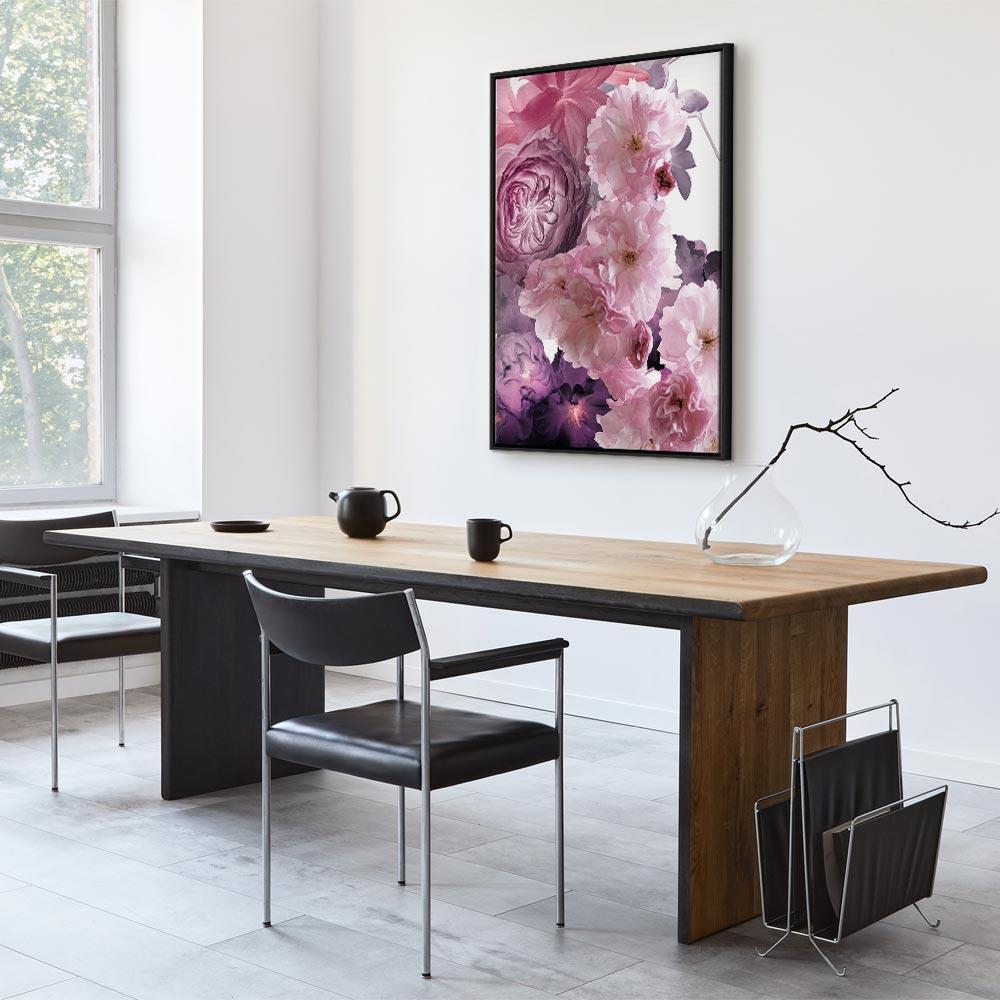 Tavla - Garden of Floral Scents (1-part) - Nature in Shades of Pink-Tavlor-Artgeist-peaceofhome.se