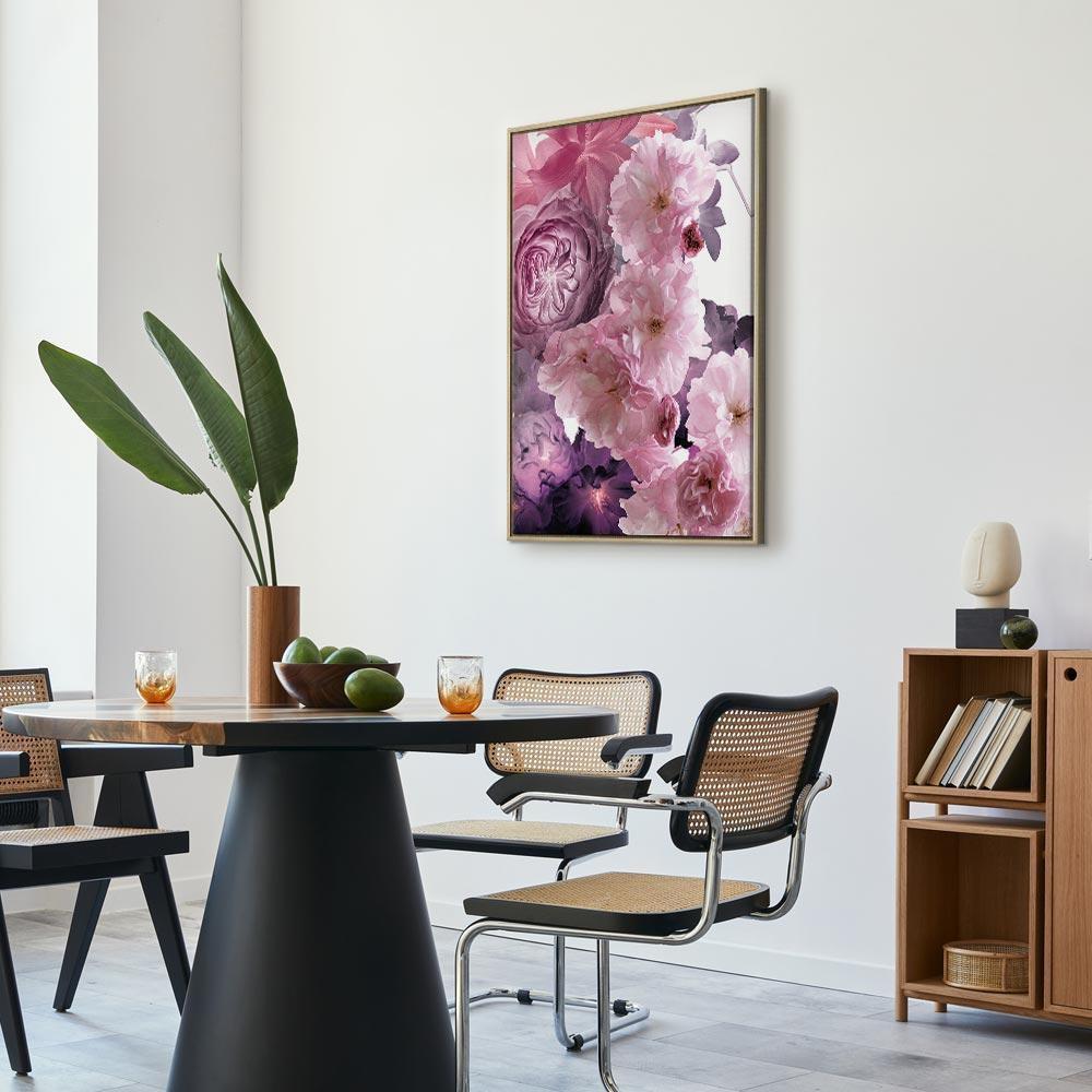 Tavla - Garden of Floral Scents (1-part) - Nature in Shades of Pink-Tavlor-Artgeist-peaceofhome.se