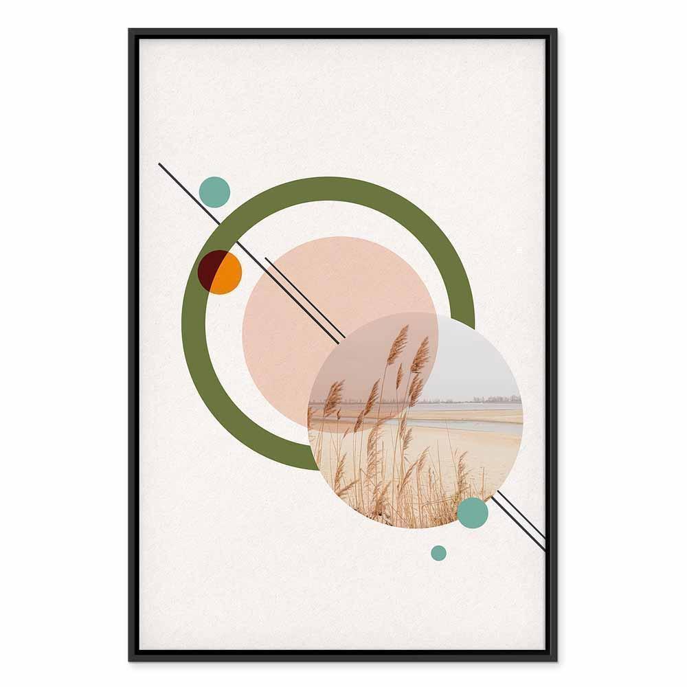 Tavla - Geometric Landscape (1 Part) Vertical-Tavlor-Artgeist-peaceofhome.se