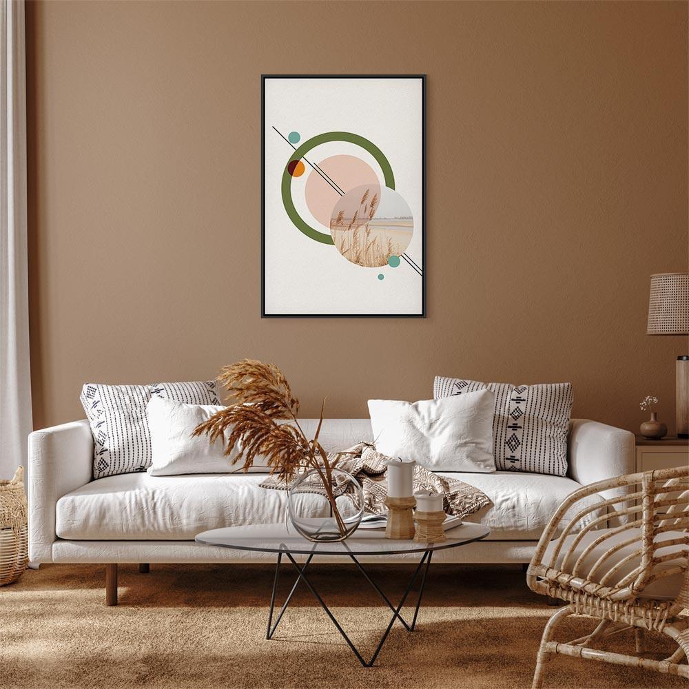 Tavla - Geometric Landscape (1 Part) Vertical-Tavlor-Artgeist-peaceofhome.se