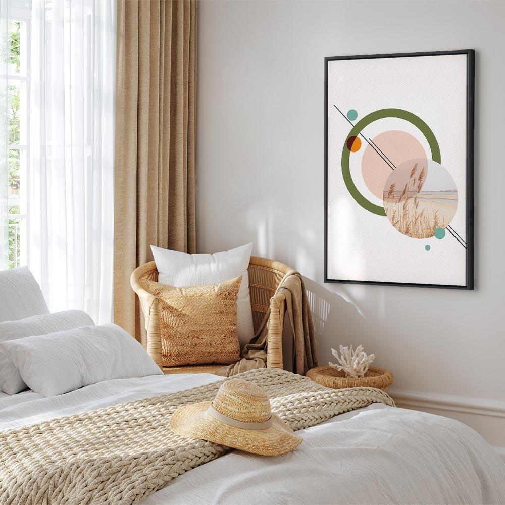 Tavla - Geometric Landscape (1 Part) Vertical-Tavlor-Artgeist-peaceofhome.se