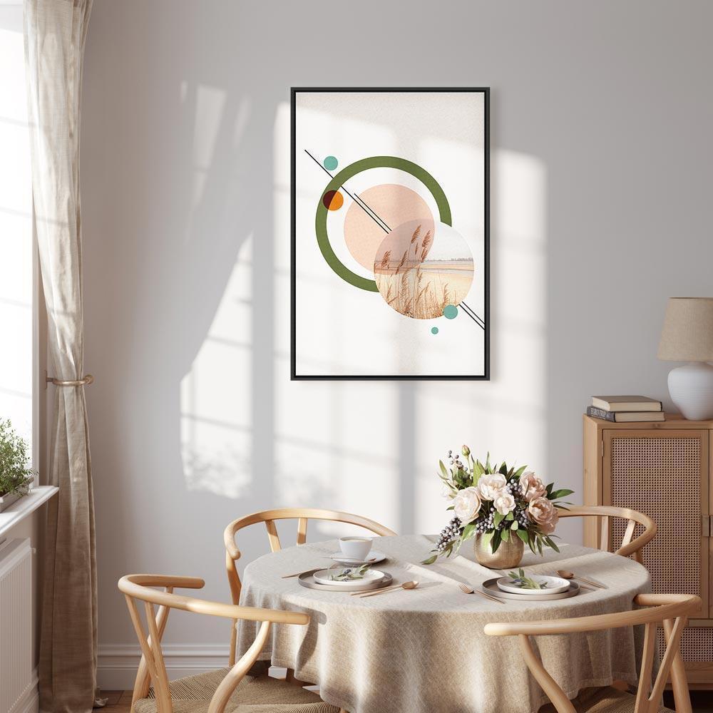 Tavla - Geometric Landscape (1 Part) Vertical-Tavlor-Artgeist-peaceofhome.se