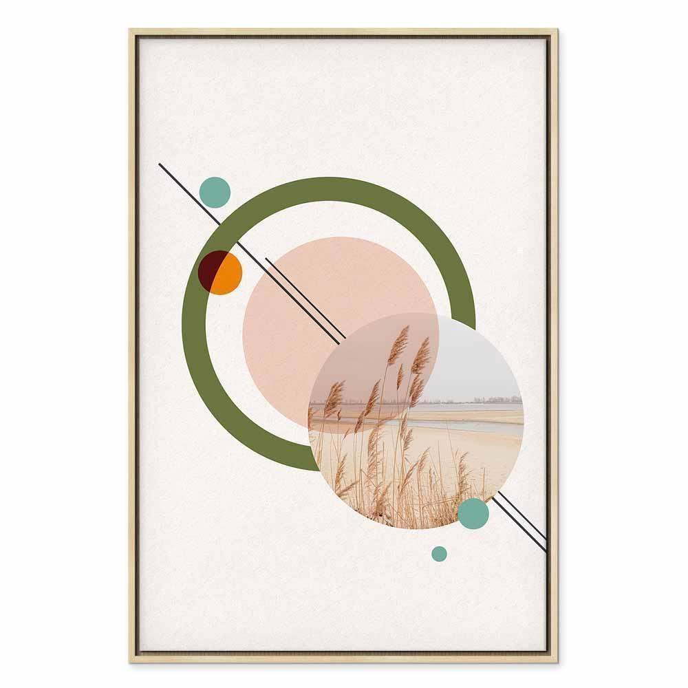 Tavla - Geometric Landscape (1 Part) Vertical-Tavlor-Artgeist-peaceofhome.se