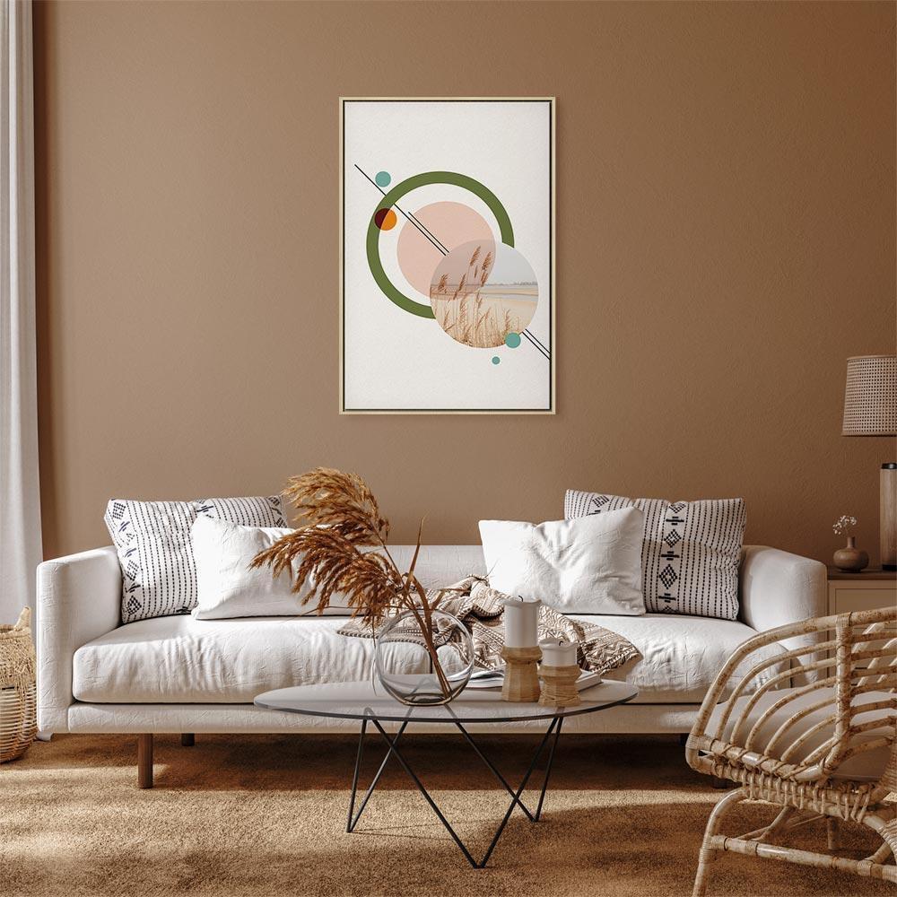 Tavla - Geometric Landscape (1 Part) Vertical-Tavlor-Artgeist-peaceofhome.se