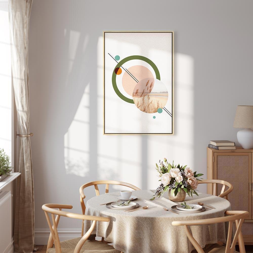 Tavla - Geometric Landscape (1 Part) Vertical-Tavlor-Artgeist-peaceofhome.se