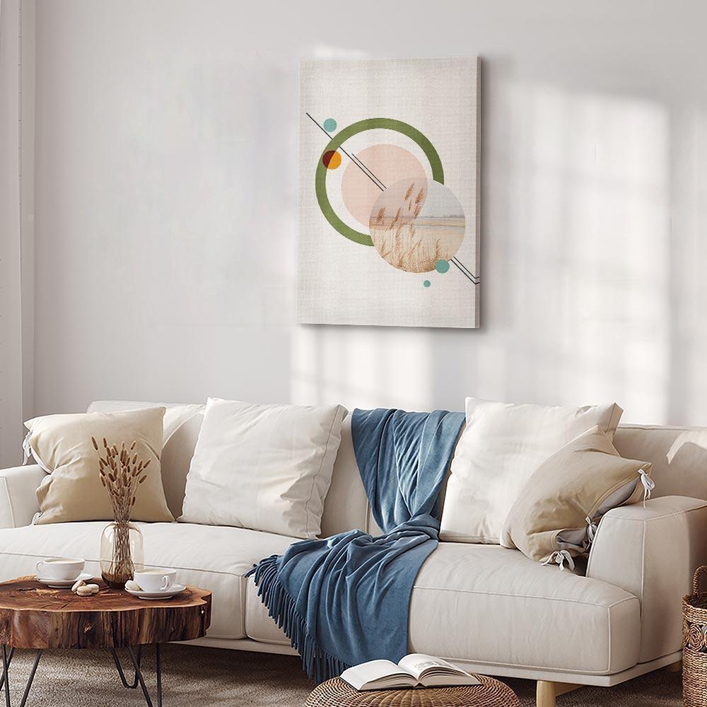 Tavla - Geometric Landscape (1 Part) Vertical-Tavlor-Artgeist-peaceofhome.se