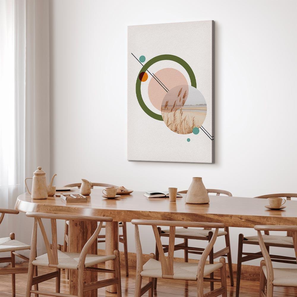 Tavla - Geometric Landscape (1 Part) Vertical-Tavlor-Artgeist-peaceofhome.se