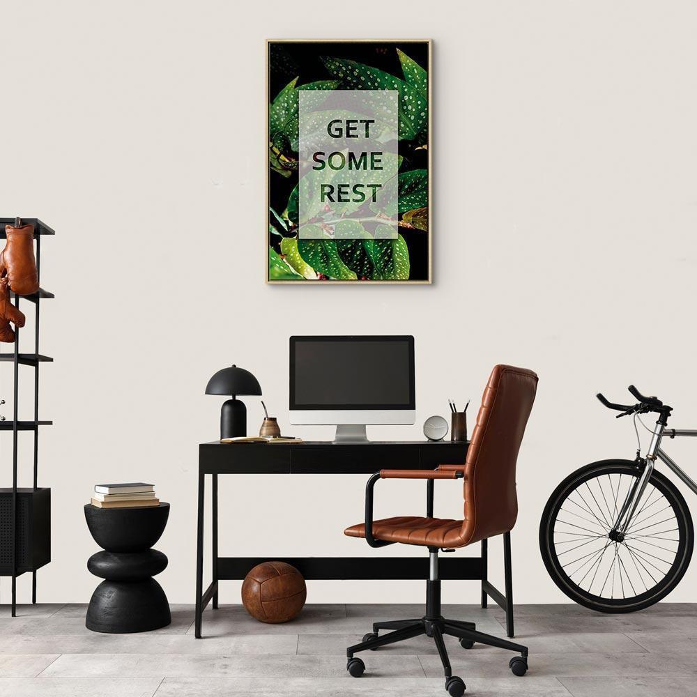 Tavla - Get Some Rest (1 Part) Vertical-Tavlor-Artgeist-peaceofhome.se