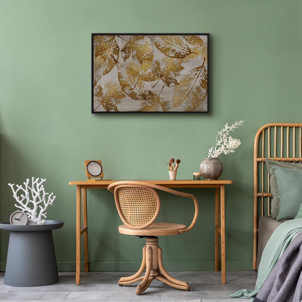 Tavla - Gold Mosaic (1 Part) Wide-Tavlor-Artgeist-peaceofhome.se