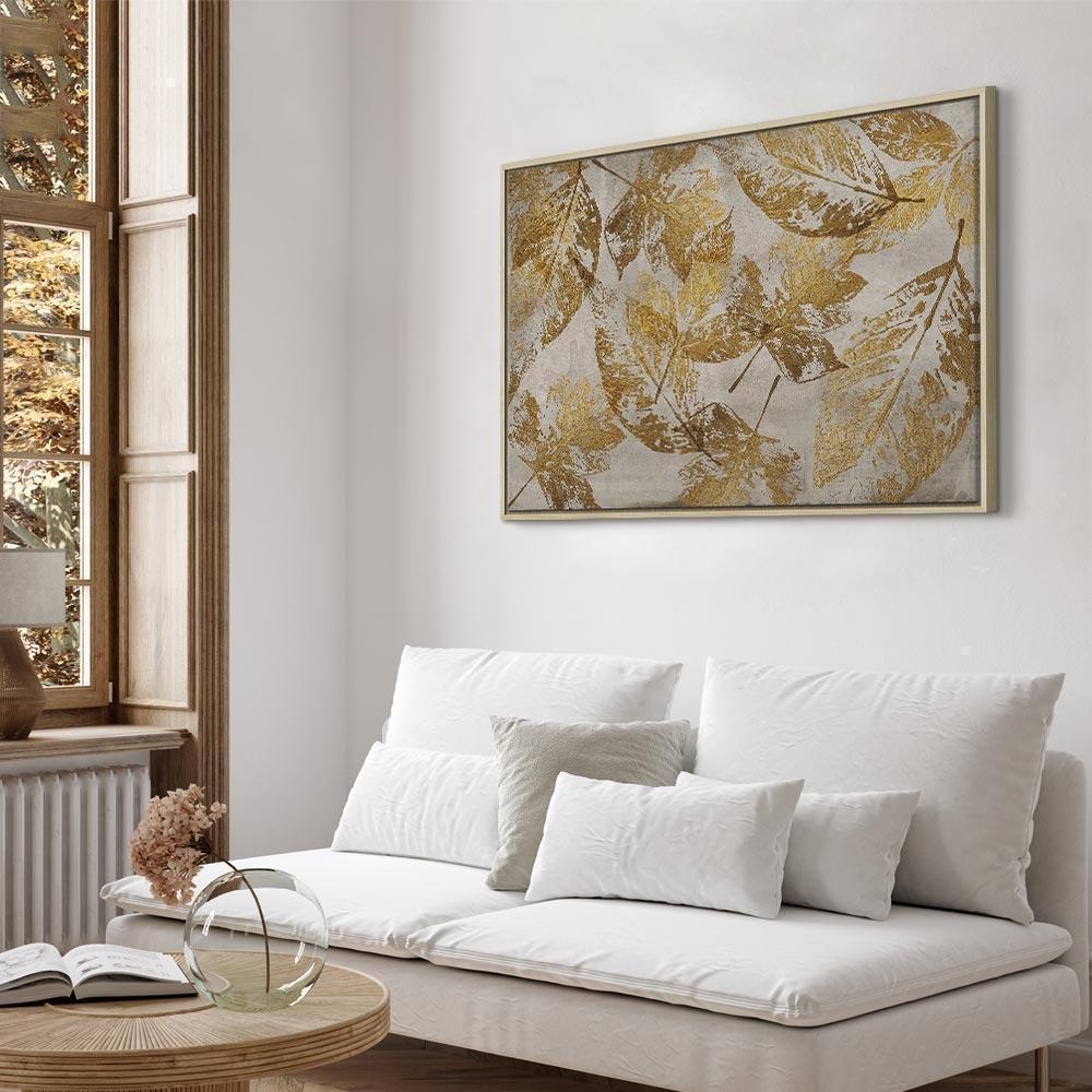 Tavla - Gold Mosaic (1 Part) Wide-Tavlor-Artgeist-peaceofhome.se