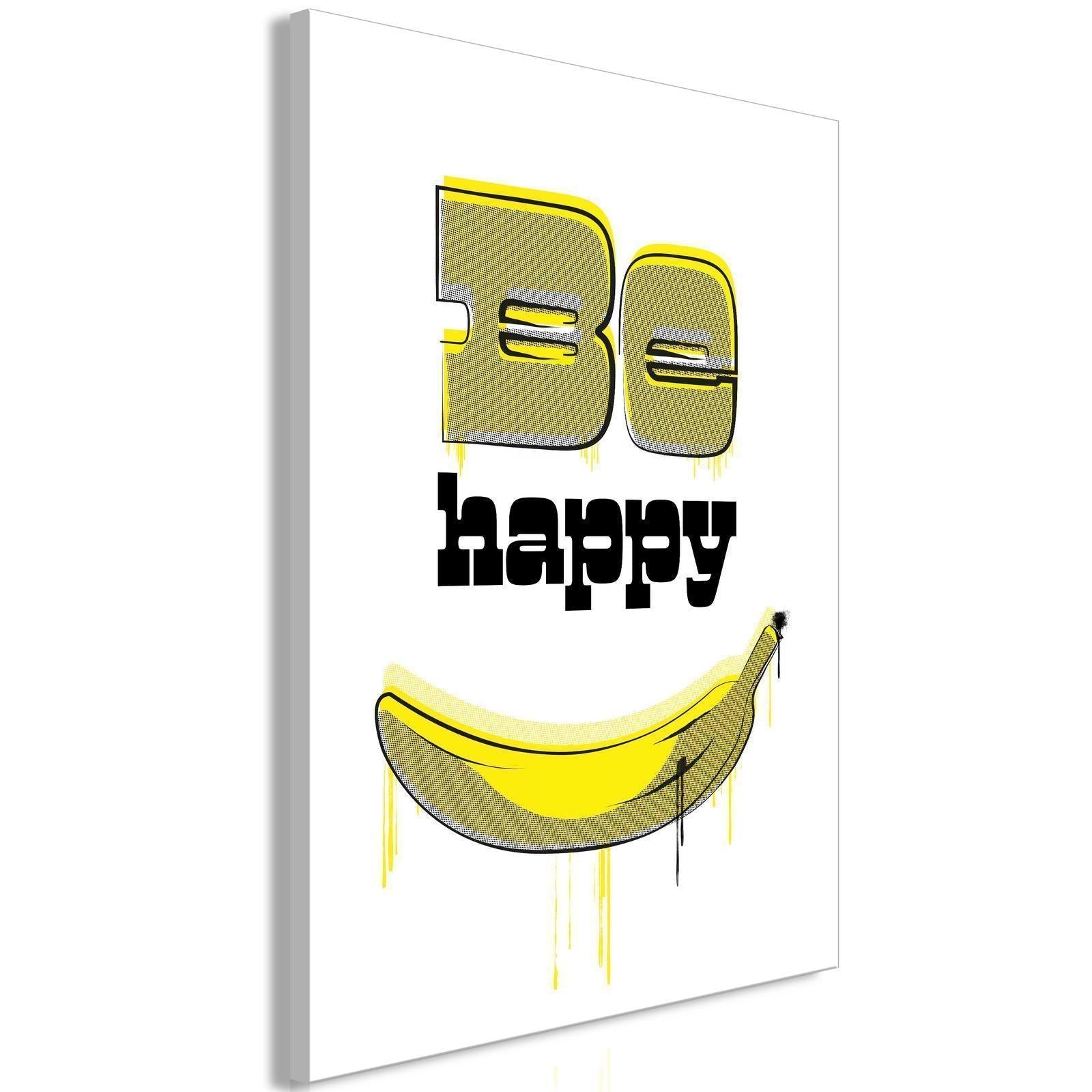 Tavla - Happy Banana (1 Part) Vertical-Tavlor-Artgeist-peaceofhome.se