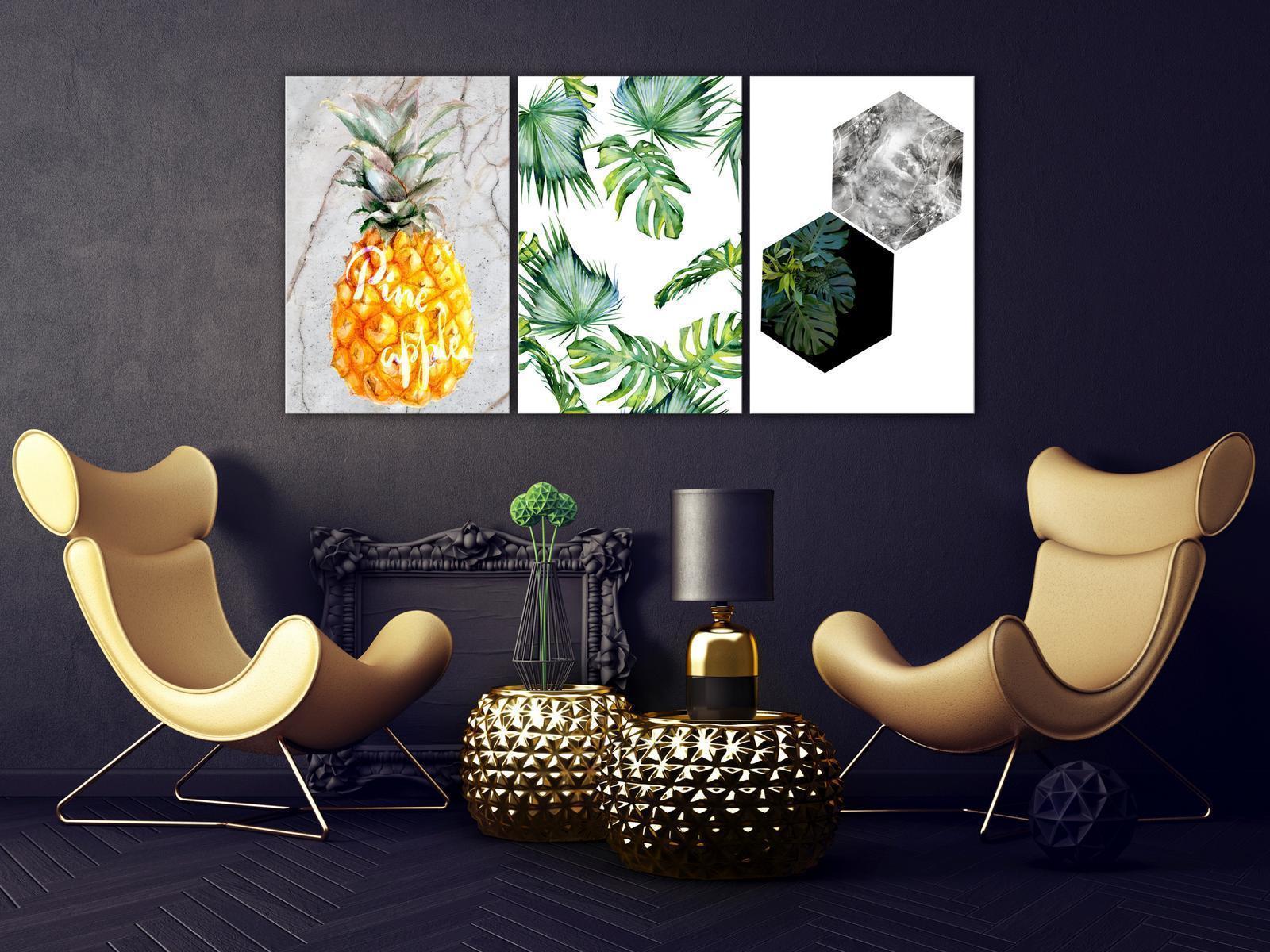 Tavla - Hot Tropics (3 Parts)-Tavlor-Artgeist-peaceofhome.se