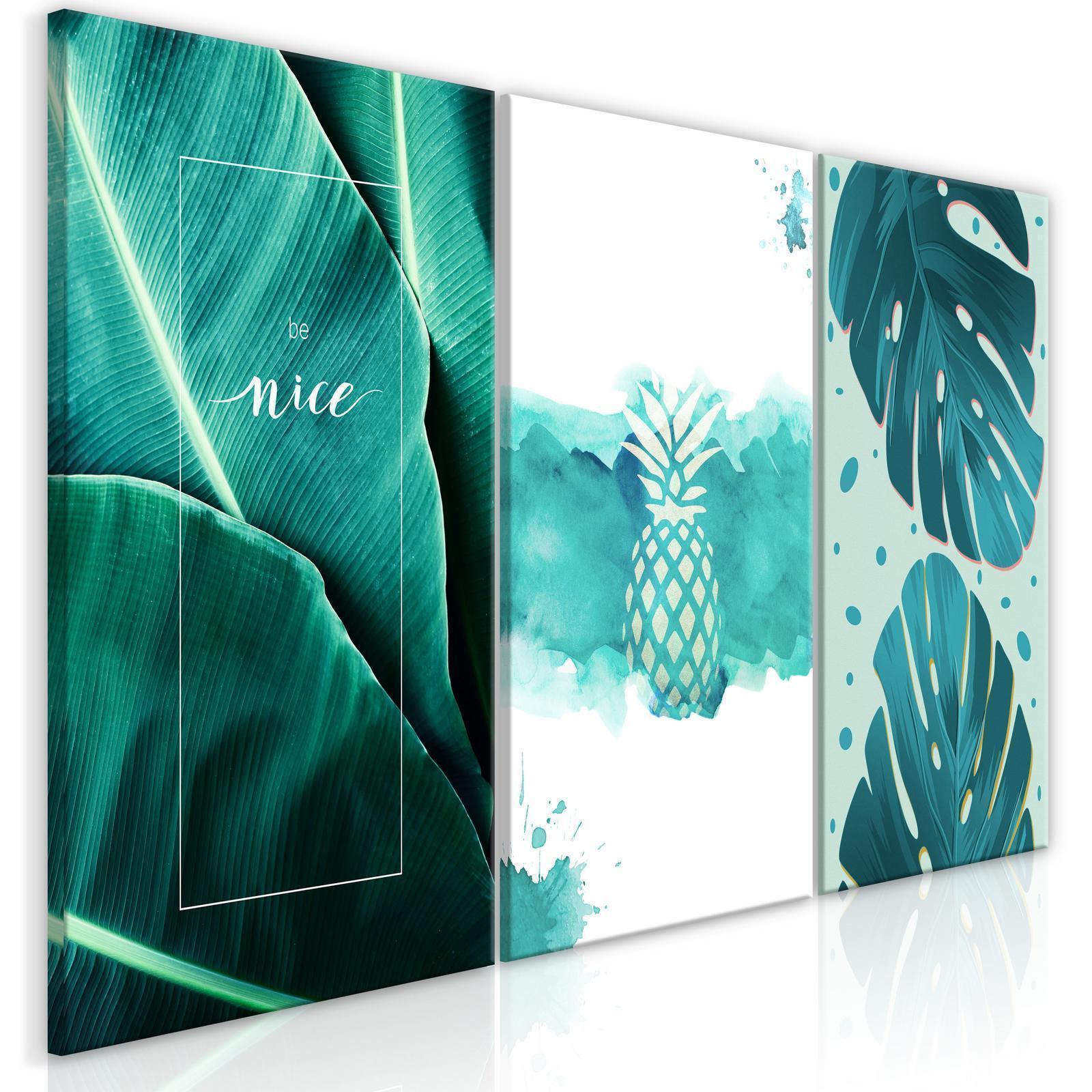 Tavla - Intense Lagoon (3 Parts)-Tavlor-Artgeist-peaceofhome.se