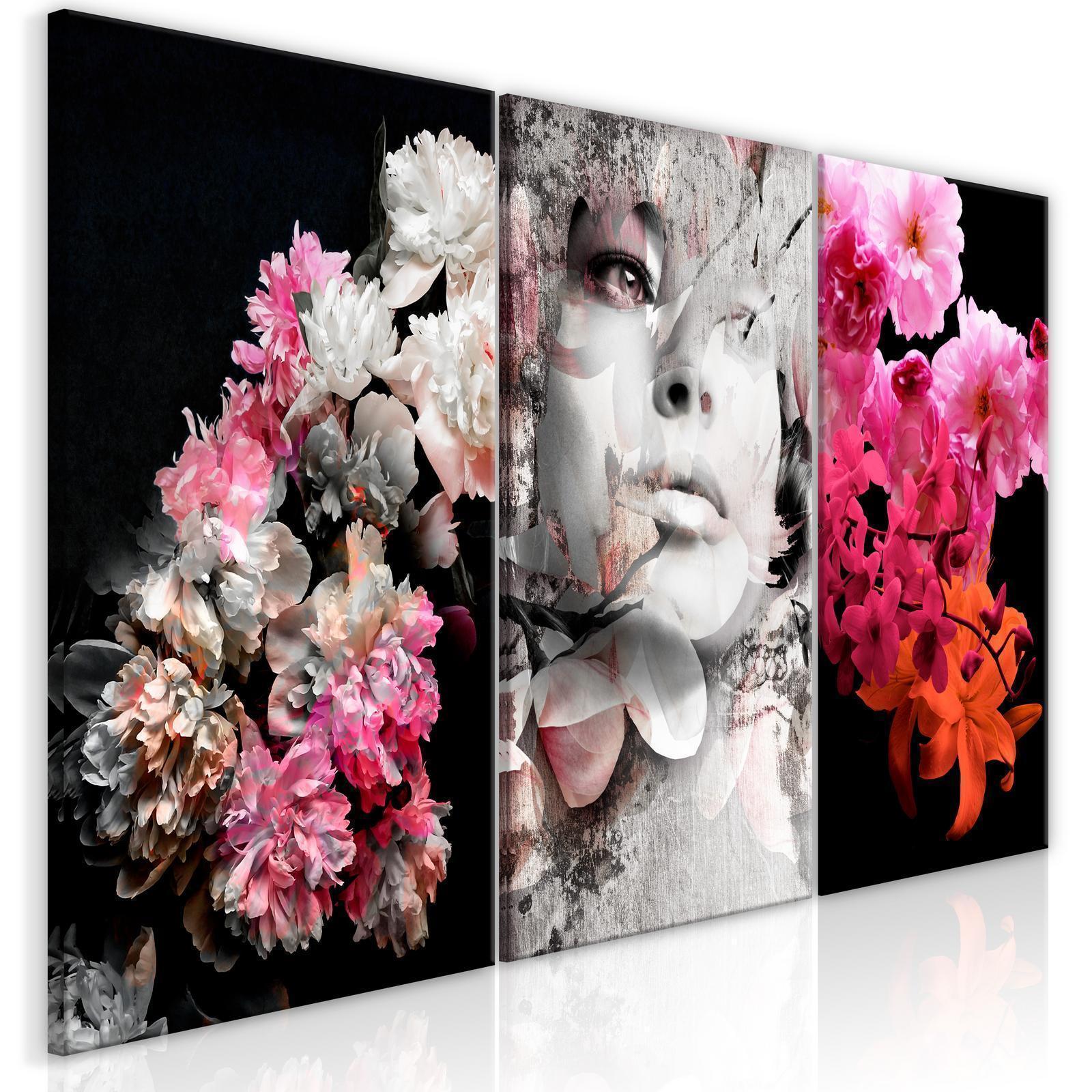 Tavla - Mature Infatuation (3 Parts)-Tavlor-Artgeist-Premium print-120x60-peaceofhome.se