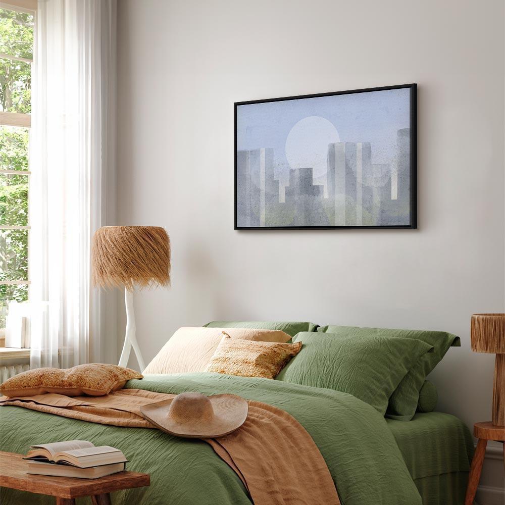 Tavla - Modern City (1 Part) Wide - First Variant-Tavlor-Artgeist-peaceofhome.se