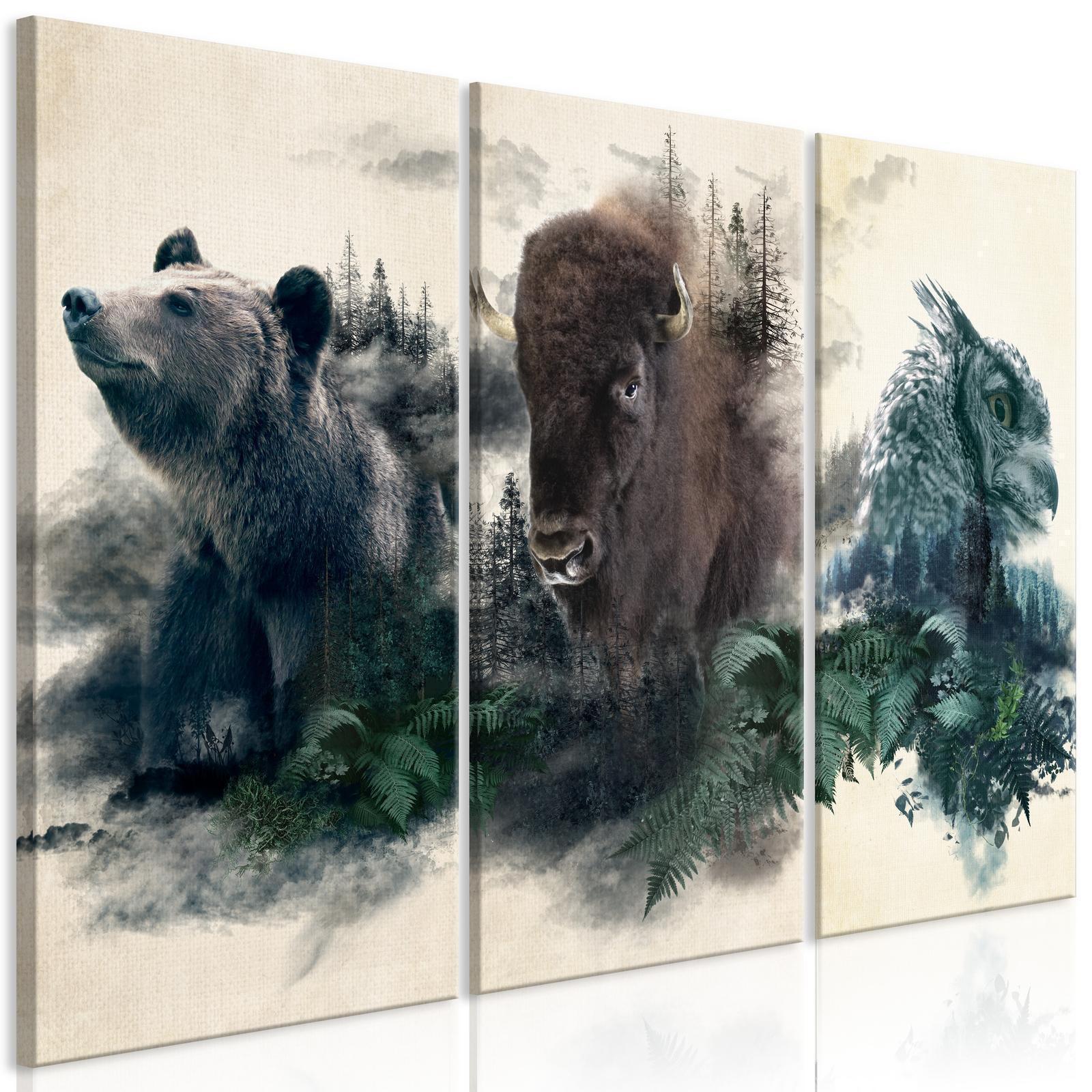 Tavla - Nature's Womb (3 Parts)-Tavlor-Artgeist-peaceofhome.se