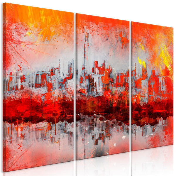 Tavla - New York Sunset (3 Parts)-Tavlor-Artgeist-peaceofhome.se