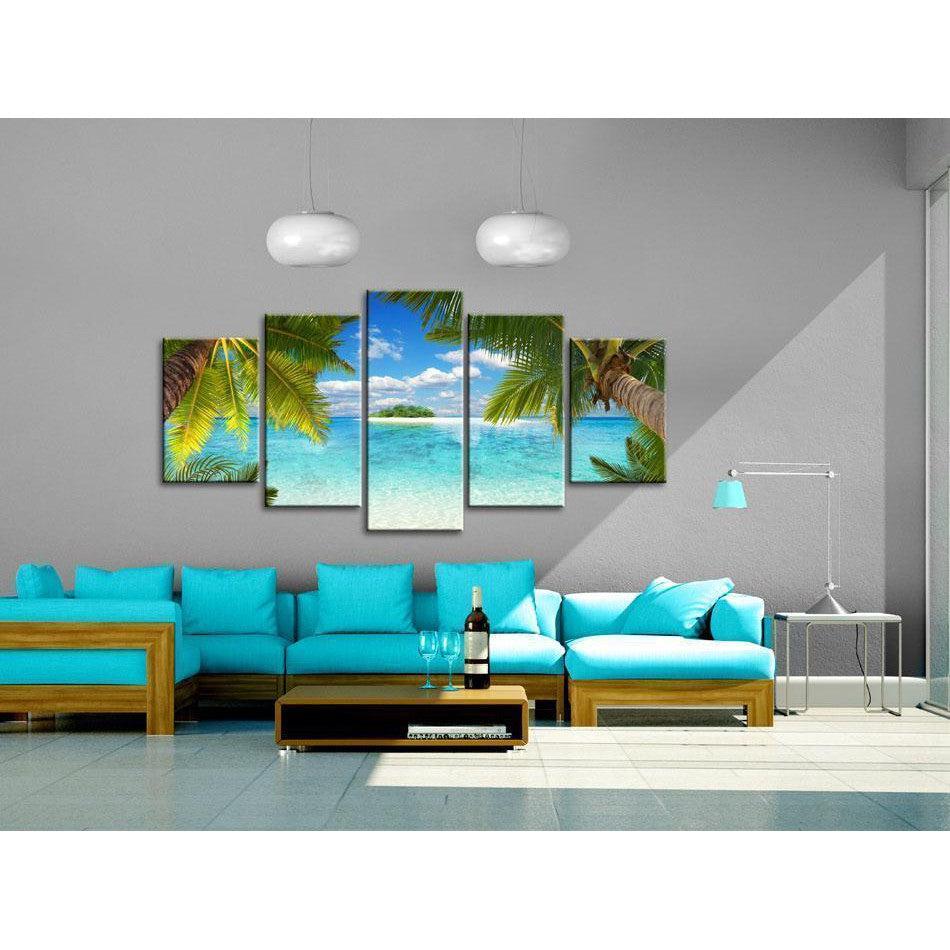 Tavla - Paradise island-Tavlor-Artgeist-peaceofhome.se