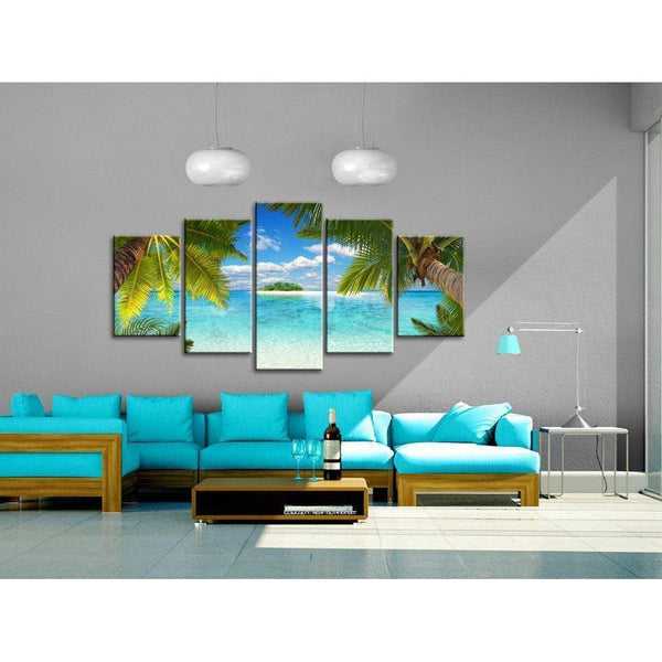 Tavla - Paradise island-Tavlor-Artgeist-peaceofhome.se