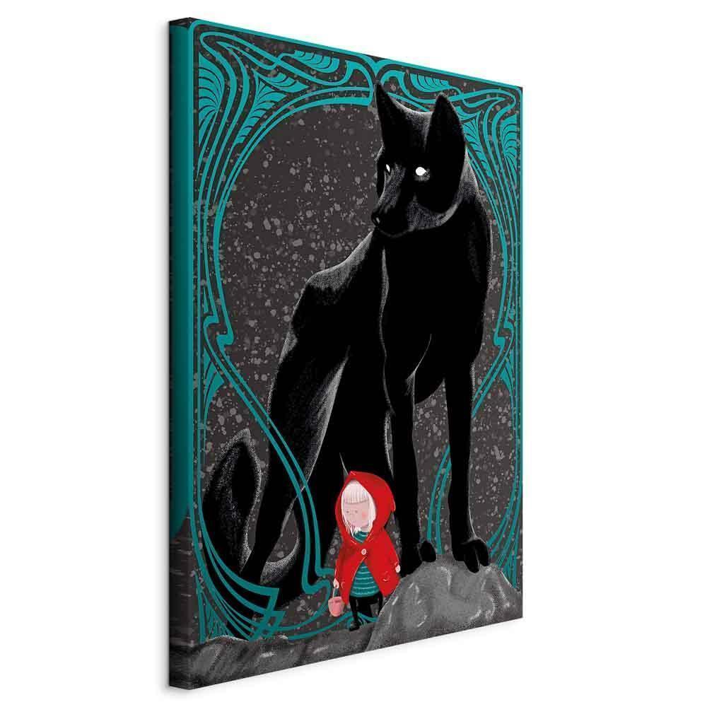Tavla - Red Riding Hood (1 Part) Vertical-Tavlor-Artgeist-peaceofhome.se