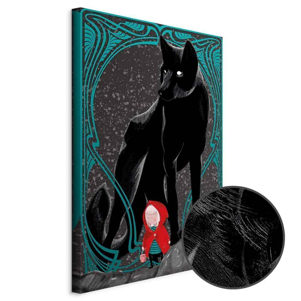 Tavla - Red Riding Hood (1 Part) Vertical-Tavlor-Artgeist-peaceofhome.se