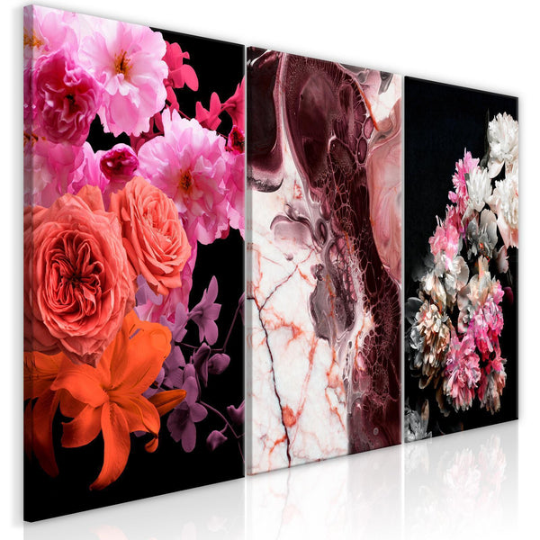 Tavla - Spring Baroque (3 Parts)-Tavlor-Artgeist-Premium print-120x60-peaceofhome.se