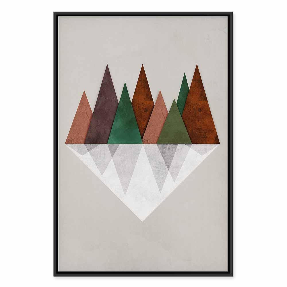 Tavla - Symmetrical Land (1 Part) Vertical-Tavlor-Artgeist-peaceofhome.se