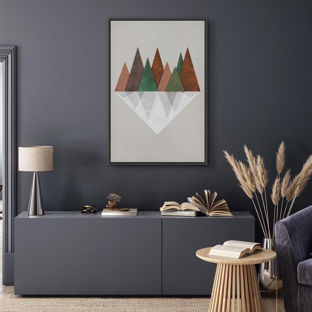 Tavla - Symmetrical Land (1 Part) Vertical-Tavlor-Artgeist-peaceofhome.se