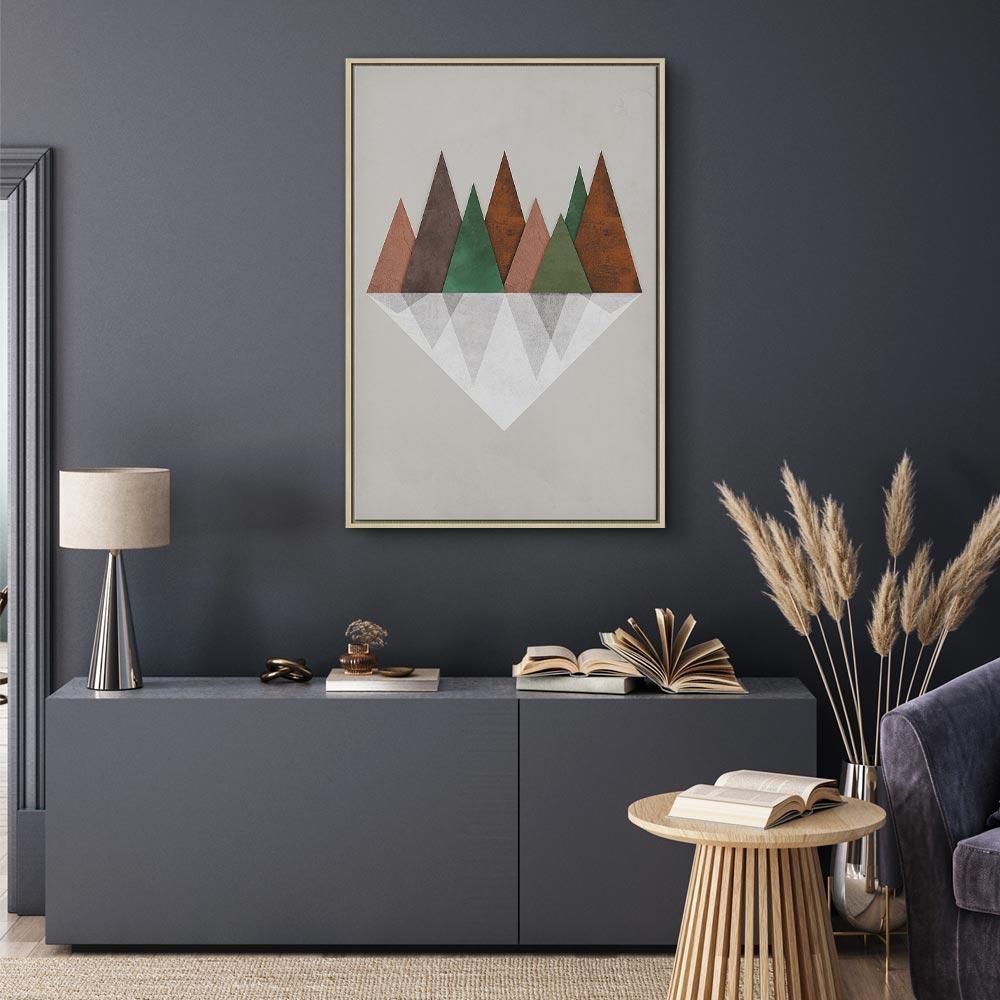 Tavla - Symmetrical Land (1 Part) Vertical-Tavlor-Artgeist-peaceofhome.se