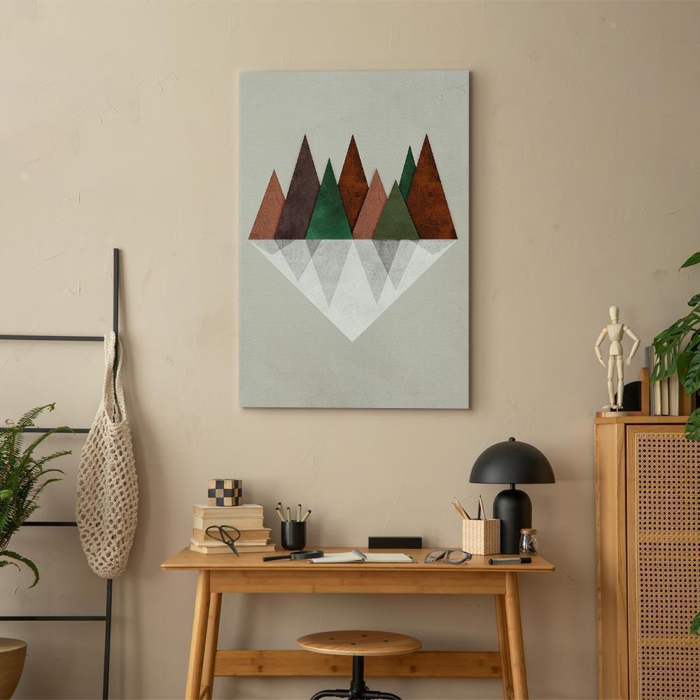 Tavla - Symmetrical Land (1 Part) Vertical-Tavlor-Artgeist-peaceofhome.se