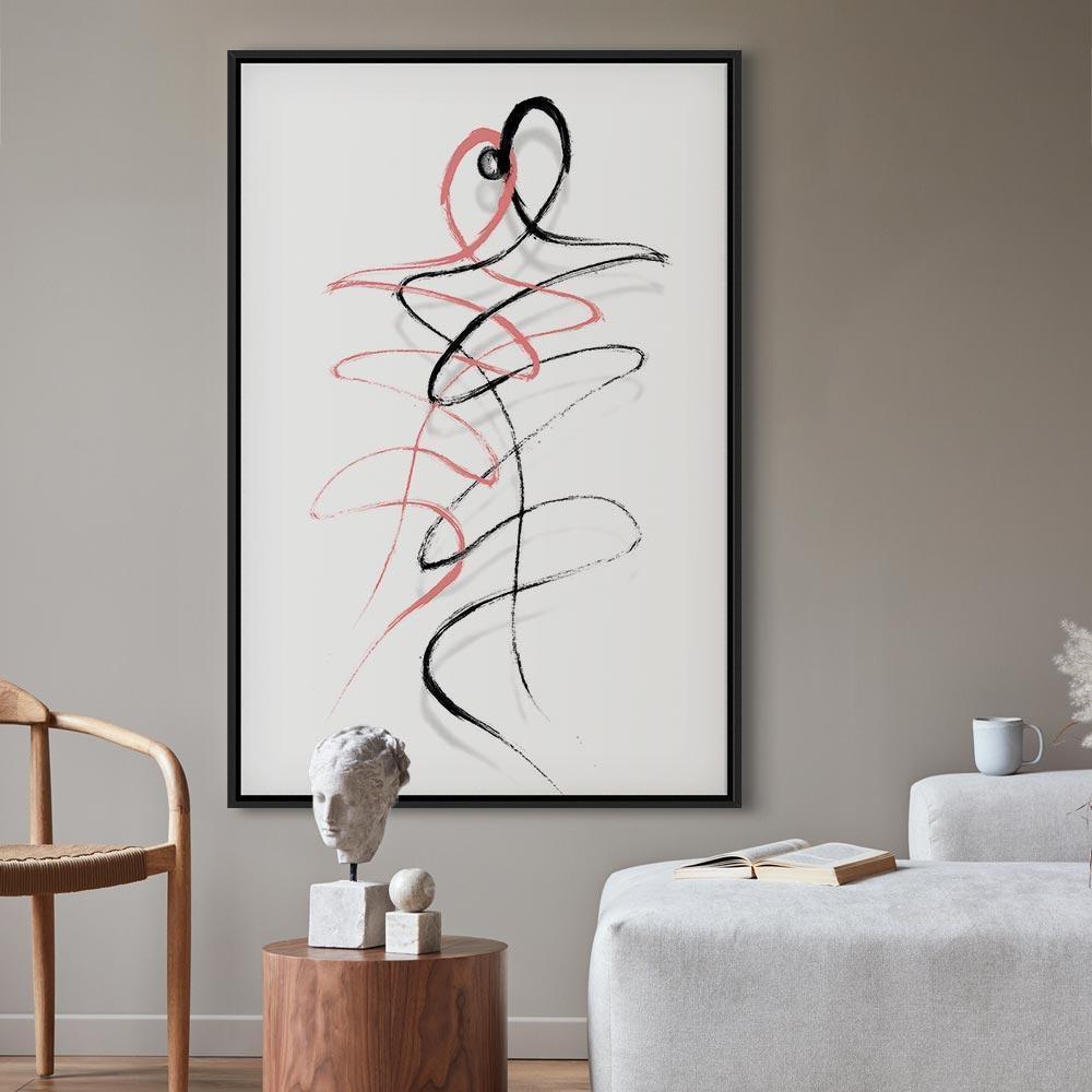 Tavla - Tangled Passion (1 Part) Vertical-Tavlor-Artgeist-peaceofhome.se