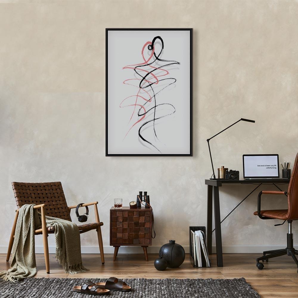 Tavla - Tangled Passion (1 Part) Vertical-Tavlor-Artgeist-peaceofhome.se