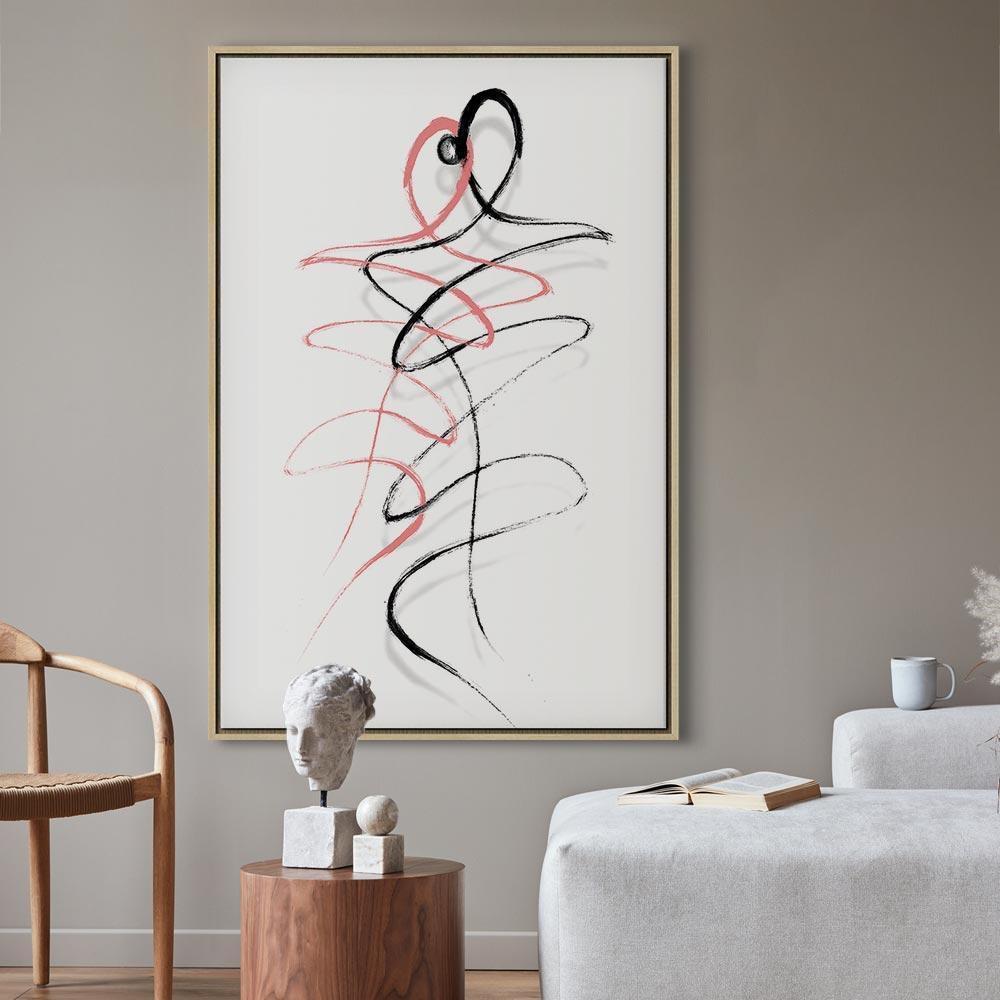 Tavla - Tangled Passion (1 Part) Vertical-Tavlor-Artgeist-peaceofhome.se