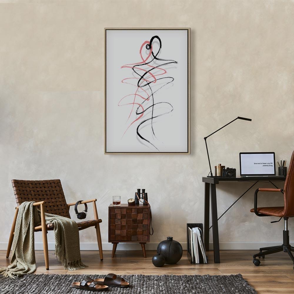 Tavla - Tangled Passion (1 Part) Vertical-Tavlor-Artgeist-peaceofhome.se