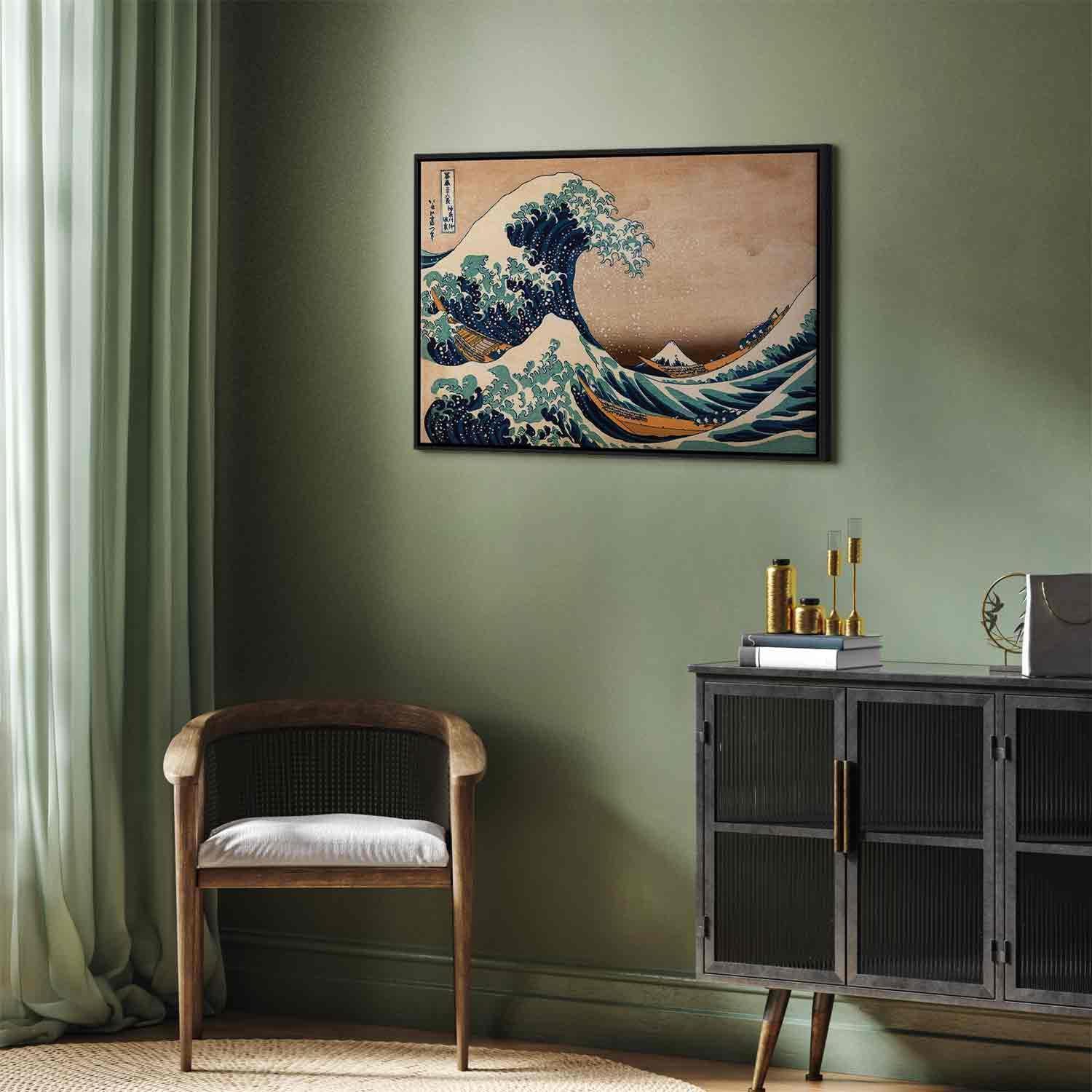 Tavla - The Great Wave off Kanagawa (Reproduction)-Tavlor-Artgeist-peaceofhome.se