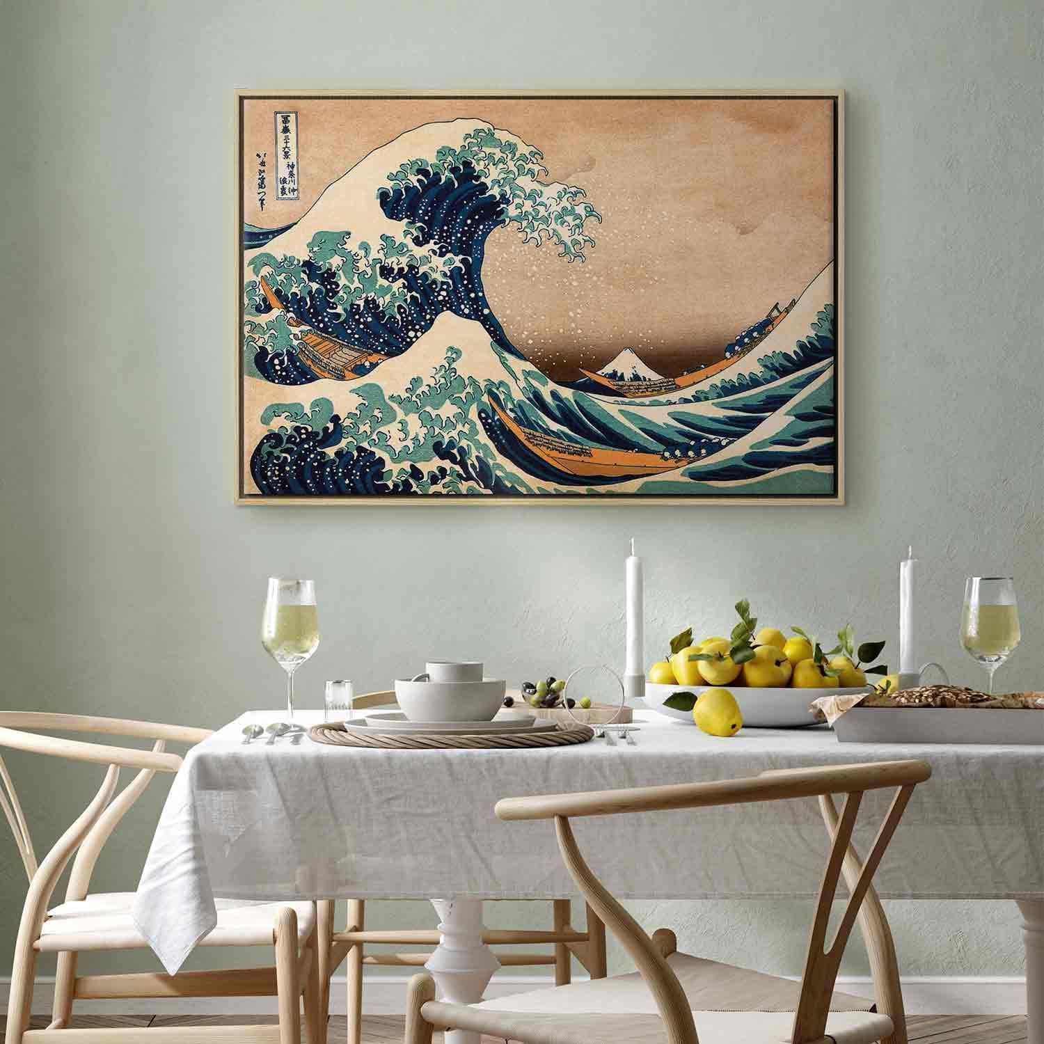 Tavla - The Great Wave off Kanagawa (Reproduction)-Tavlor-Artgeist-peaceofhome.se