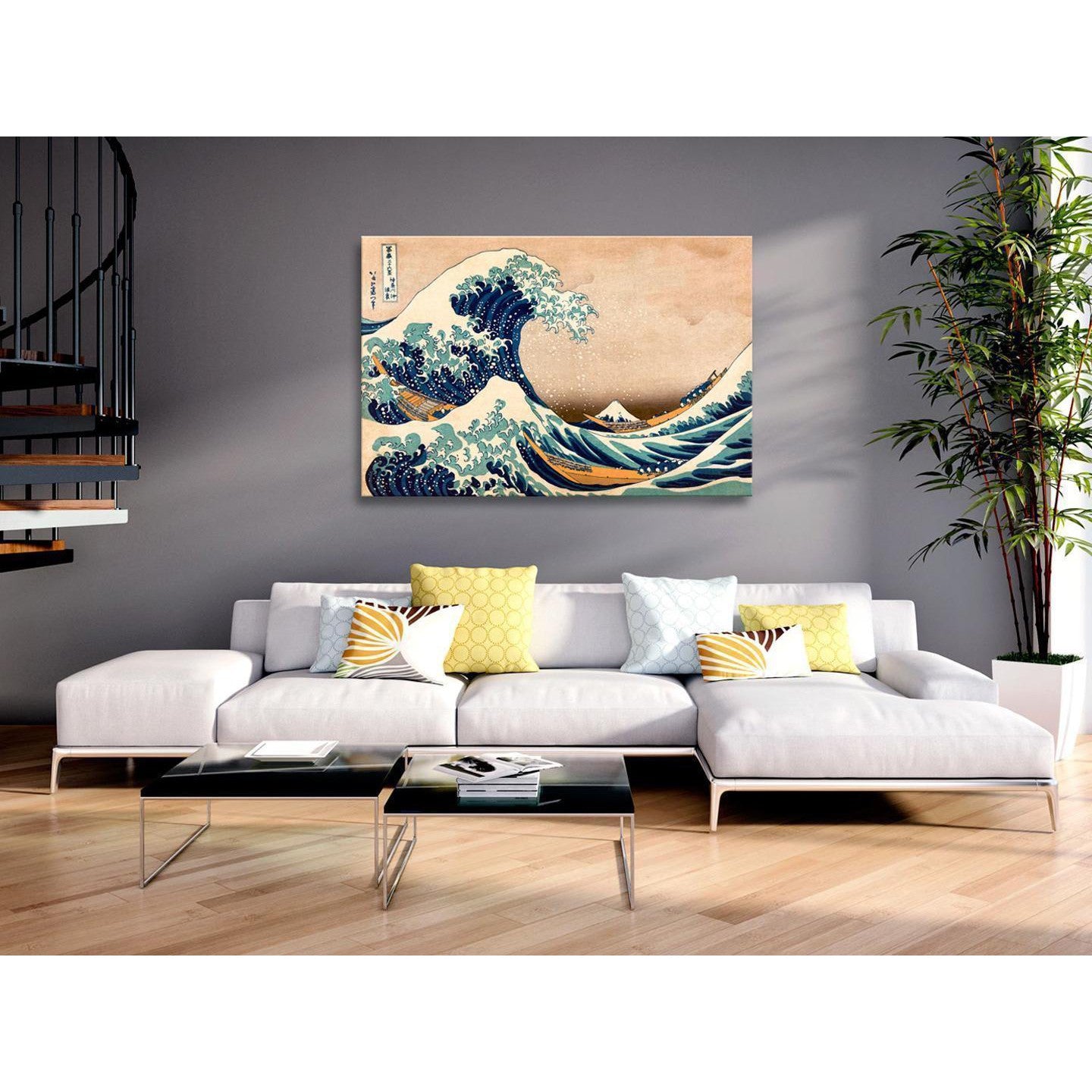 Tavla - The Great Wave off Kanagawa (Reproduction)-Tavlor-Artgeist-peaceofhome.se