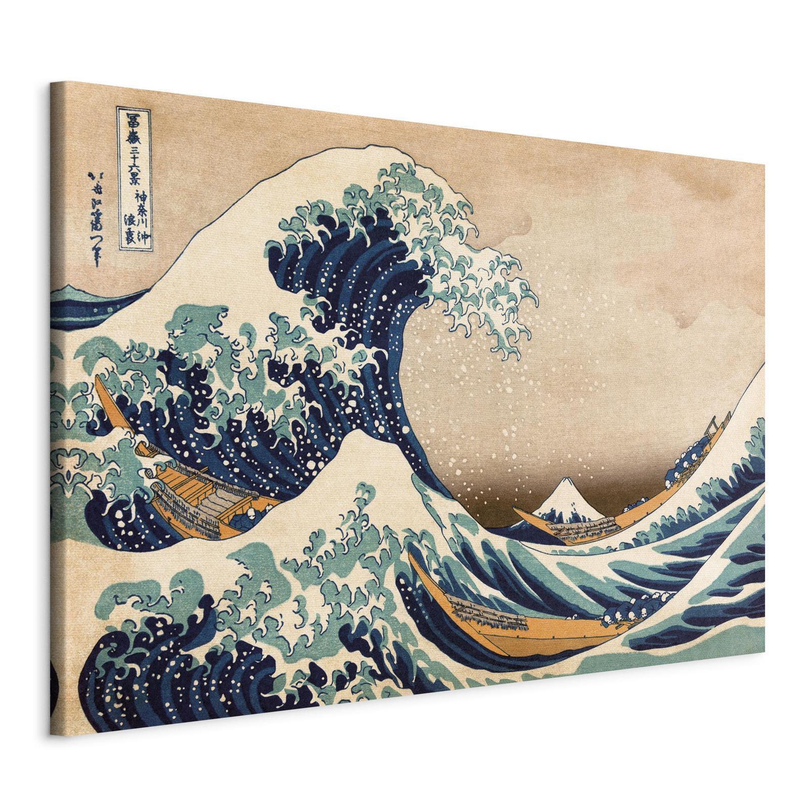 Tavla - The Great Wave off Kanagawa (Reproduction)-Tavlor-Artgeist-peaceofhome.se