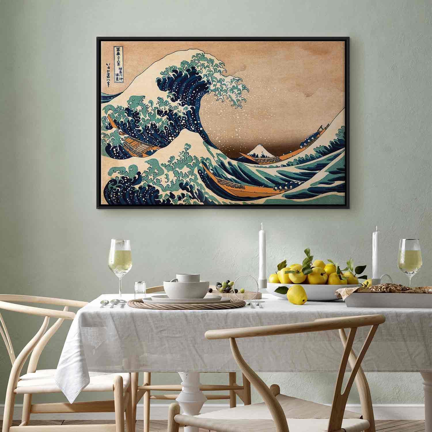 Tavla - The Great Wave off Kanagawa (Reproduction)-Tavlor-Artgeist-peaceofhome.se