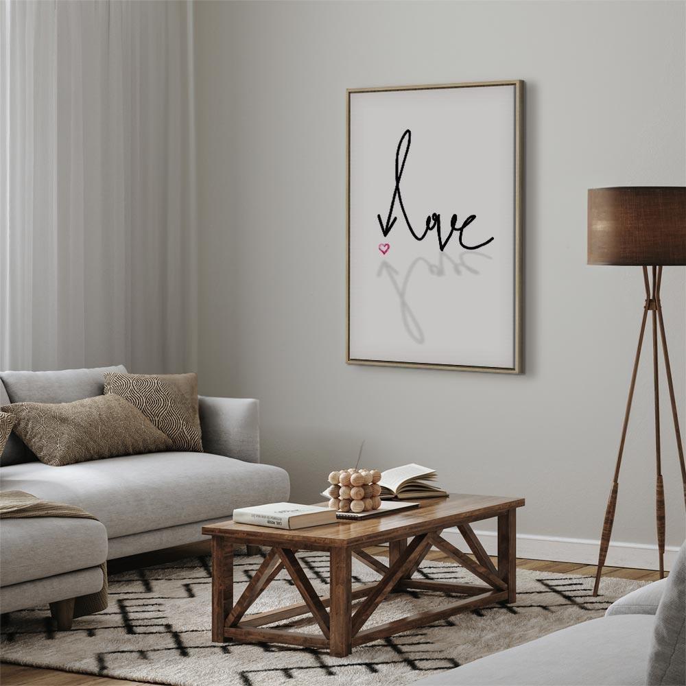 Tavla - This is Love (1 Part) Vertical-Tavlor-Artgeist-peaceofhome.se