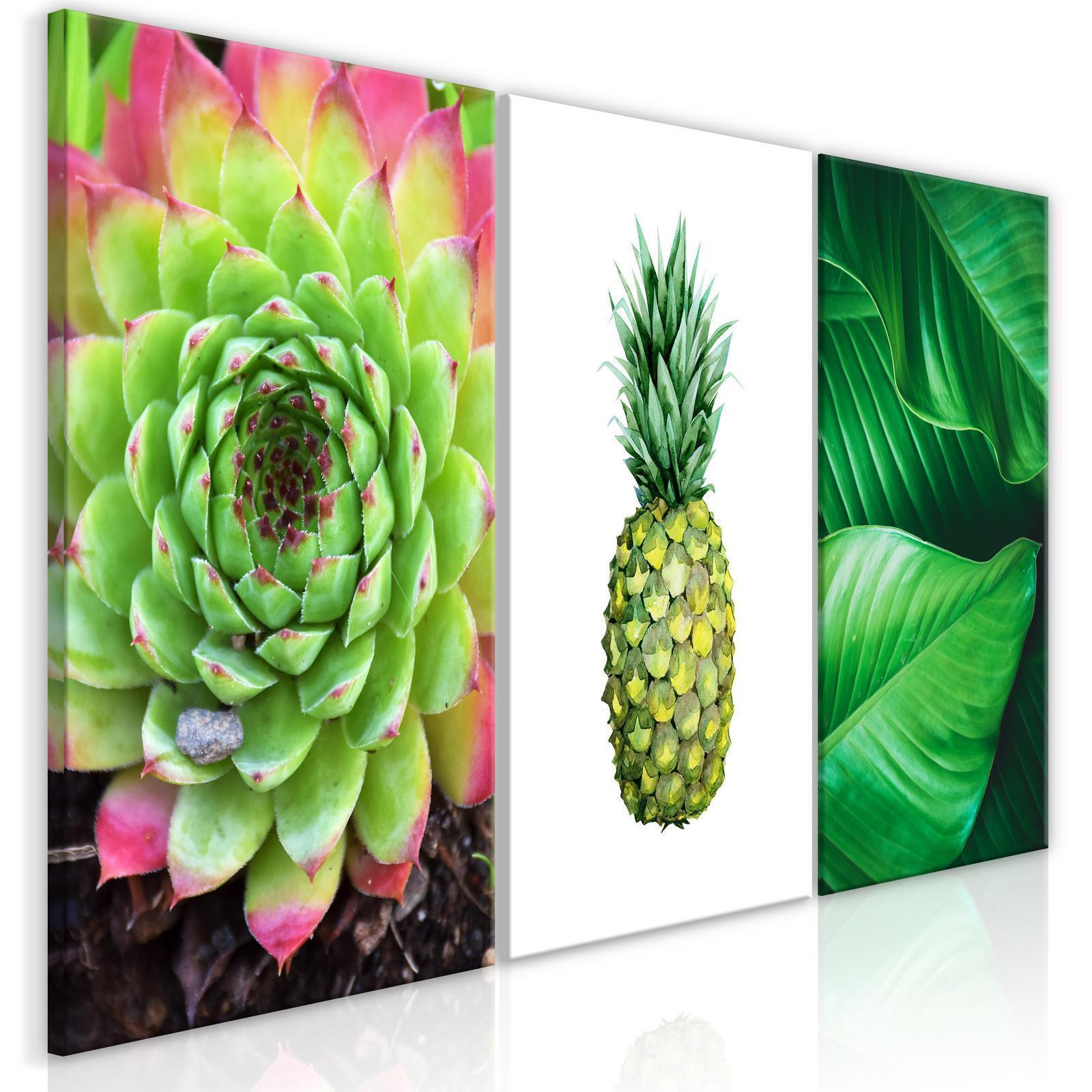 Tavla - Treasures of the Tropics (3 Parts)-Tavlor-Artgeist-peaceofhome.se